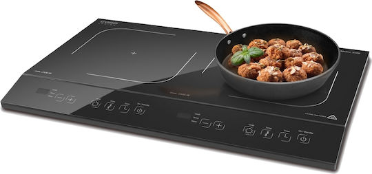 Caso Maitre 3500 Countertop Burner Induktion Double Schwarz