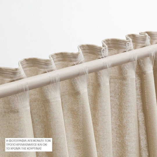 Gofis Home Curtain with Pencil Pleat Winter 711/34 Gray 140x280cm