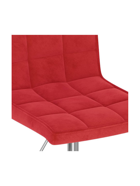 Rotating Chair Visitor in Burgundy Color 40x52x102cm 4pcs