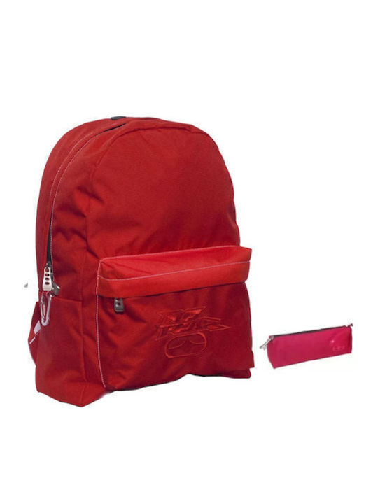No Fear Rot Schulranzen Rucksack Junior High-High School Rot