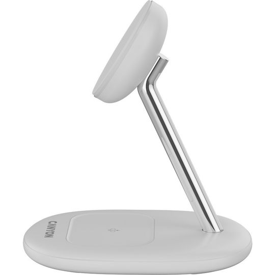 Canyon Ασύρματος Φορτιστής (Qi Pad) 15W Λευκός (CNS-WCS205WW/A)