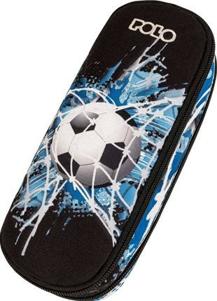Polo Growly Pencil Case with 2 Compartments Football