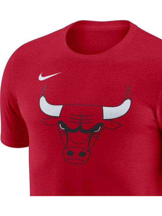 NBA Chicago Bulls Essentials Αθλητικό T-shirt Κόκκινο