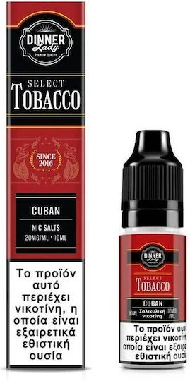 Dinner Lady Έτοιμο Υγρό Αναπλήρωσης Select Tobacco με Καπνική Γεύση 20mg 10ml