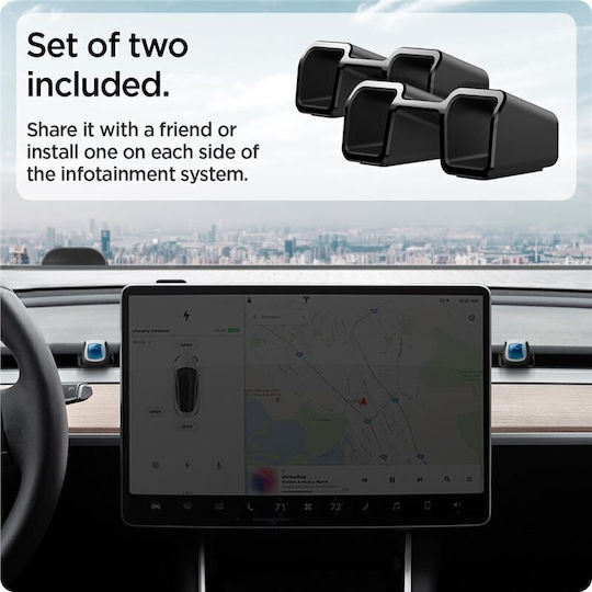 Spigen Tesla Air Freshener Adapter Black-tesla Model Y/3 2021/2022 Acp05265