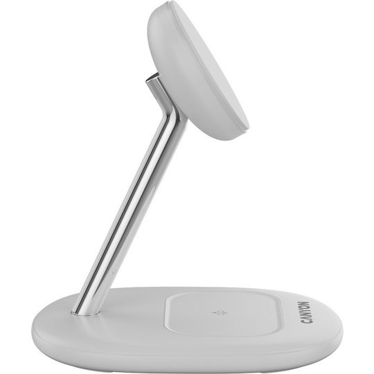 Canyon Încărcător Wireless (Qi Pad) 15W Albς (CNS-WCS205W)