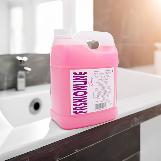 Fashionline Fashionline Liquid Soap Hair Body Floral Commercial Hand Cleaner 5lt