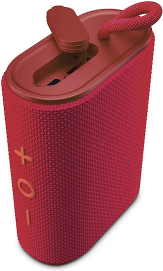 Energy Sistem StreetPlay Bluetooth Speaker 8W with Radio and Battery Life up to 12 hours Red