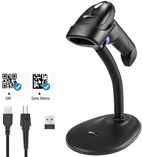 Netum Handheld Scanner Wireless with 2D and QR Barcode Reading Capability