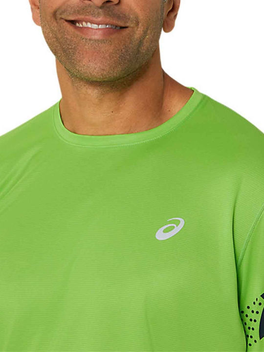 Icon Athletic T-shirt Electric Lime/french Blue