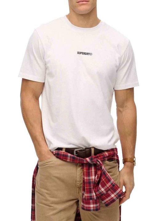 'micro Logo' T-shirt Λευκό