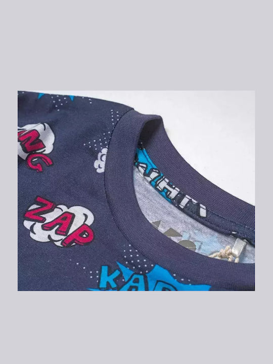 Kids' Set with Shorts Summer 2pcs Navy Blue