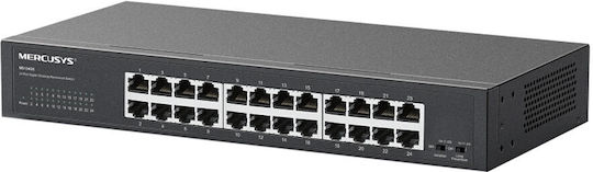 Mercusys MS124GS v1 Unmanaged L2 Switch με 24 Θύρες Ethernet