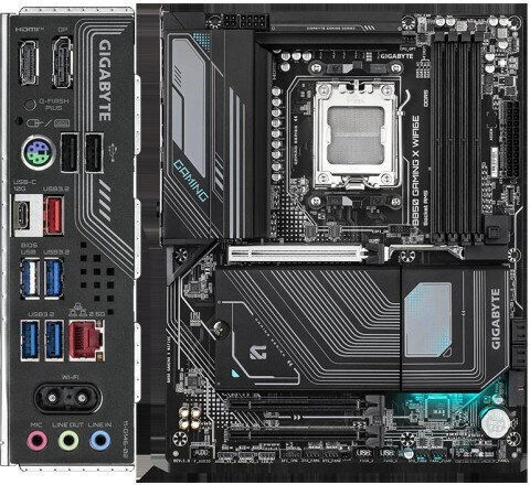Gigabyte B850 GAMING X WIFI6E Motherboard ATX with AMD AM5 Socket