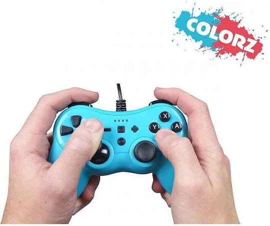 Subsonic Colorz Ενσύρματο Gamepad για Switch Μπλε