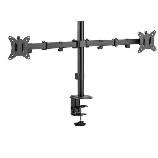 Equip Stand Desk Mounted for 2 Monitors up to 32" with Arm (650157)