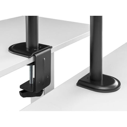 Equip Stand Desk Mounted for 2 Monitors up to 32" with Arm (650157)