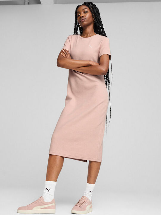 Kleid Puma Her Kleid Pink Damen