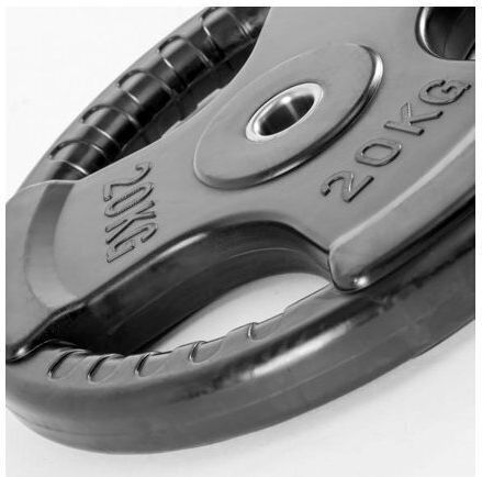 Optimum Set of Plates Rubber 1 x 5kg Ø28mm with Handles