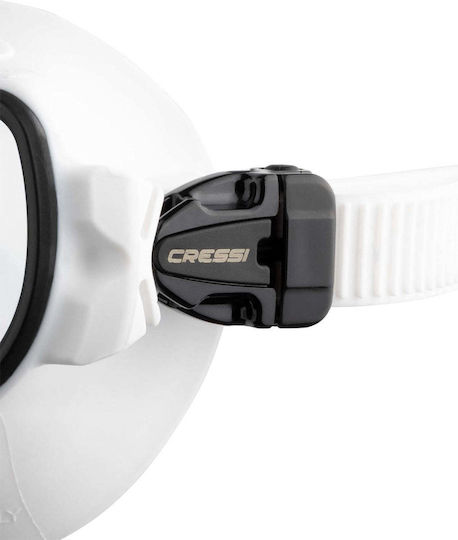 CressiSub Silicone Diving Mask Atom White