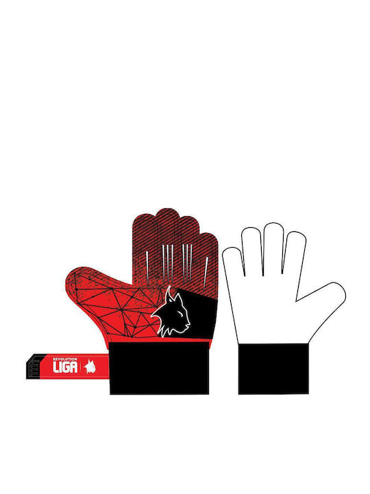 Liga Sport Adults Goalkeeper Gloves Black