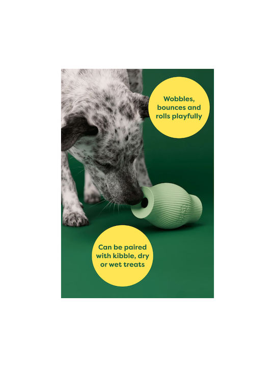 Earth Rated Toy for Puppy made of Rubber Large 13.9εκ. Green 1pcs