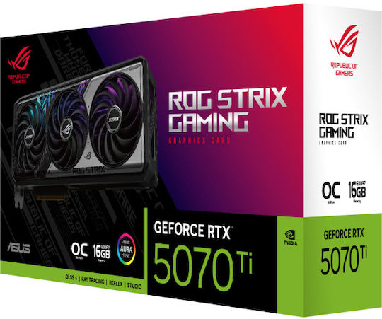 Asus GeForce RTX 5070 Ti 16GB GDDR7 ROG Strix OC Edition Graphics Card