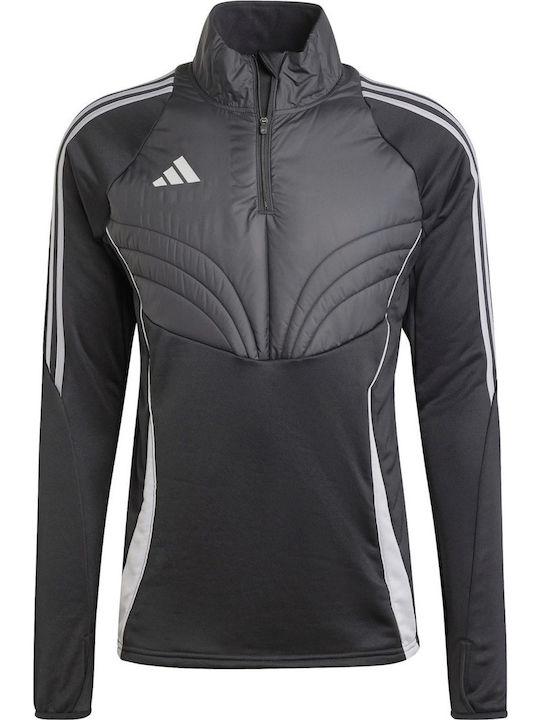 Tiro 24 Aeroready Athletic Long Sleeve Black Blouse