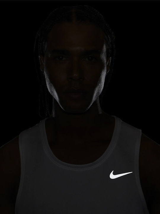Dri-FIT Miler Dri-Fit Athletic Blouse White Reflective Silver