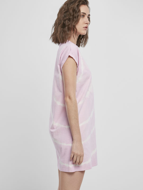 Καλοκαιρινό Mini T-shirt Φόρεμα Girly Pink