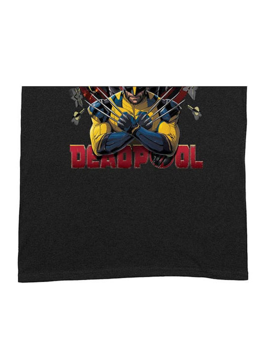Тениска Deadpool – Блуза с поза на Deadpool и Върколак