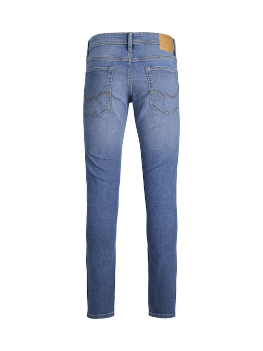Men's Jeans Pants Elastic with Slim Fit Blue