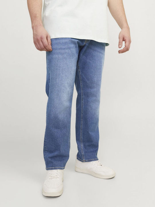 Men's Jeans Pants Elastic with Slim Fit Blue