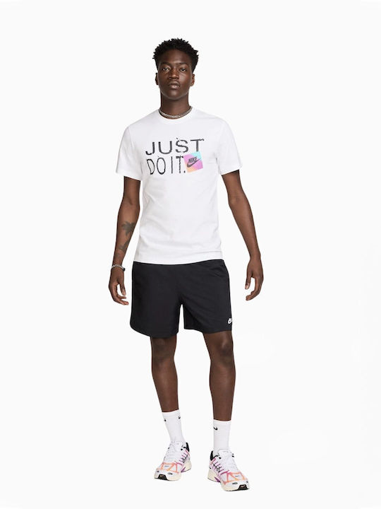 Just Do It Dri-Fit Αθλητικό T-shirt Λευκό