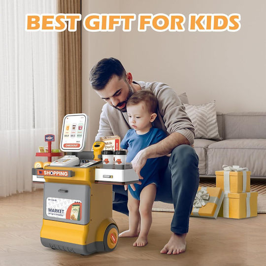 Kids Shop for 3+ Years 48 Pieces SM539227 Supermarket Yellow