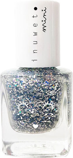 Inuwet Nagellack Glitter Silver Dreamer 5ml
