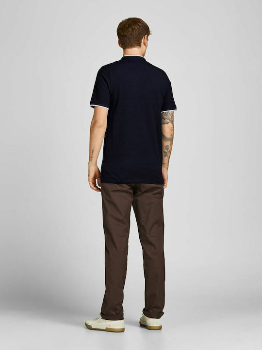 Short Sleeve Blouse Dark Navy