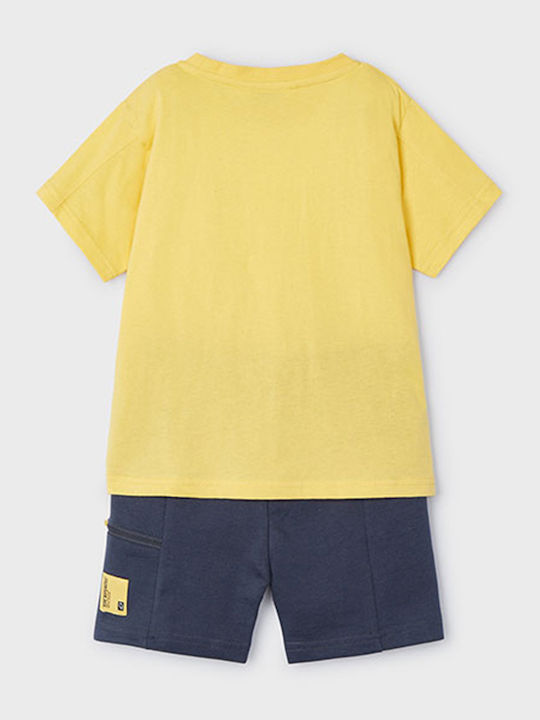 Kids' Set with Shorts Summer 2pcs Yellow Be Brave