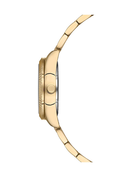 Ferro Men's Watch Battery with Pink Gold Metal Bracelet