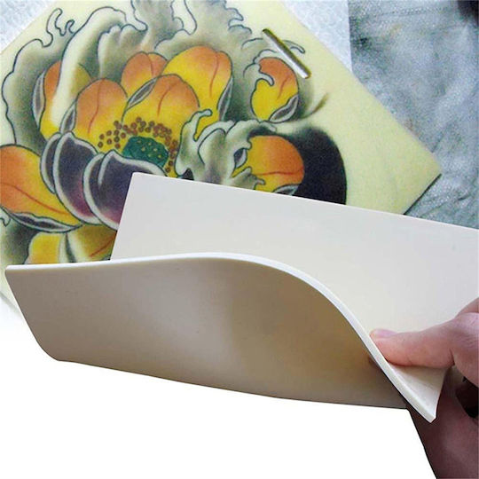 Set 10 Plăci Practice de Piele Artificială Pentru Tattoo Micropigmentare Cu Două Fete 20 Cm X 15 Cm
