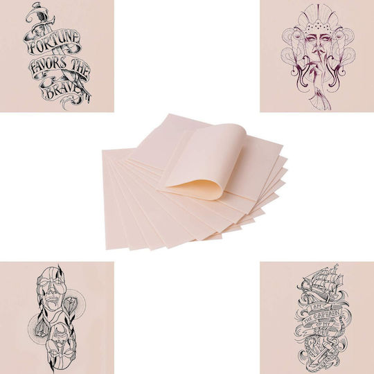 Set 10 Piele Artificială pentru Practică Piele pentru Micropigmentare Tatuaje Dublu Față 20 X 15 Cm Din Cauciuc