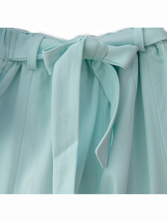 Set pentru copii cu pantaloni Vară 2buc White-Menta