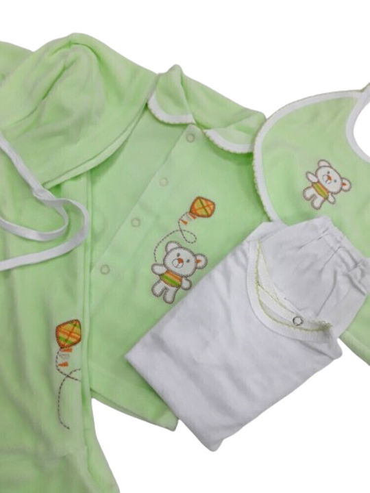 Kids' Set with Pants Winter 6pcs Green