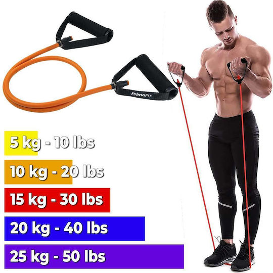 PrimaFit Resistance Band Gymtube with Handles Orange