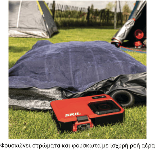 Skil Aspirator de mână pentru mașină Aspirare uscată cu Cablu de brichetă auto 12V Roșu
