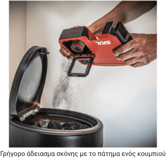Skil Aspirator de mână pentru mașină Aspirare uscată cu Cablu de brichetă auto 12V Roșu