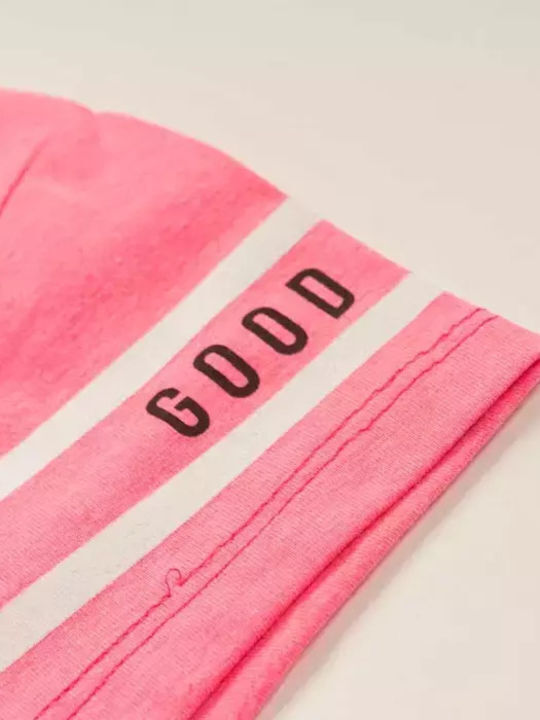 Kinder-Set mit Leggings Sommer 2Stück Fluo Pink, White