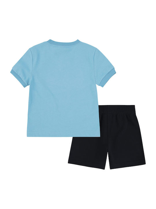 Kids' Set with Shorts Summer 2pcs Black Sportswear
