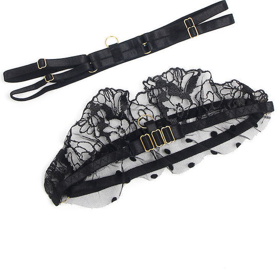 Subblime 957483 Spitzen-BH-Gürtel-Set Schwarz
