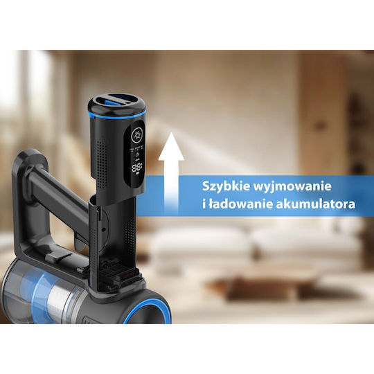 Blaupunkt Επαναφορτιζόμενη Σκούπα Stick 22.2V Μπλε VCH801